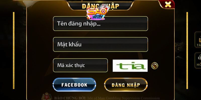 Đăng nhập tài khoản Saowin 2 Hướng dẫn đăng nhập vào nhà cái